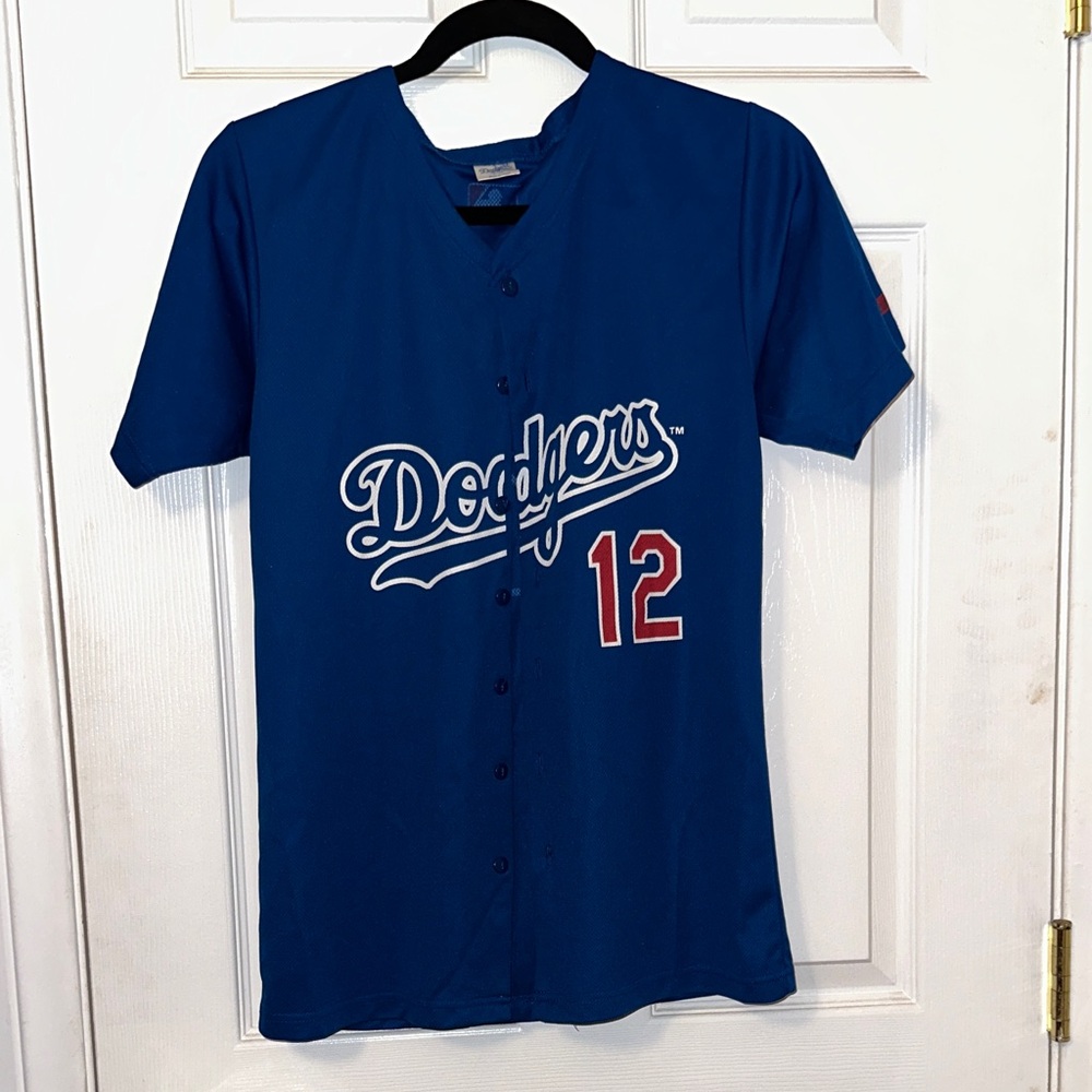 Los Ángeles, Dodgers, Jersey # 12 • Size Youth:XL, Women: S/M